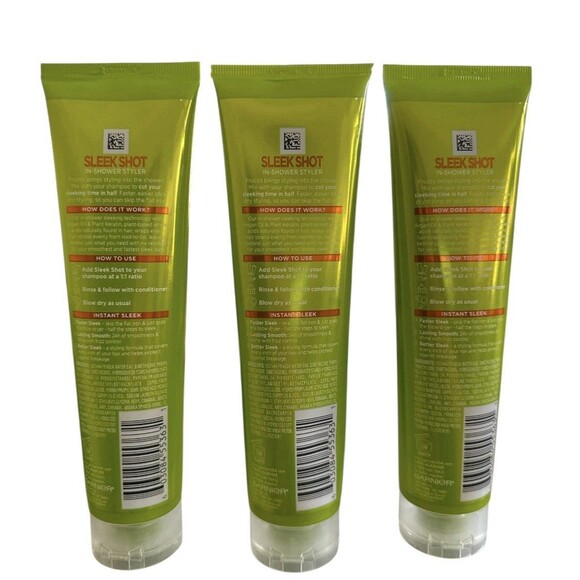 Garnier Fructis Sleek Shot In-shower Styler 5.1 oz. New Pack of 3 - Picture 2 of 2